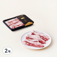 제주 흑돼지 미박삼겹살 (구이용) 500g, 2개