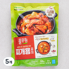 풀무원 찌개용 김치, 500g, 5개