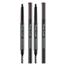 美容領袖眉筆素描, 4號 黑棕色, 2支