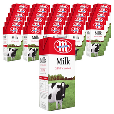 믈레코비타 아이러브밀크 멸균 우유 3.5%, 1L, 48개