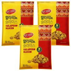 리치스 할라피뇨 슬라이스, 3개, 3kg