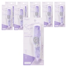 PLUS 파스티 수정테이프 WH-625-P, 퍼플, 8개