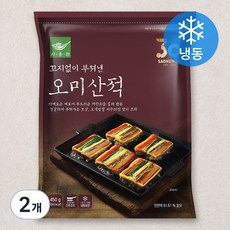 사옹원 부침명장 꼬지없이 부쳐낸 오미산적 (냉동), 450g, 2개