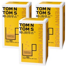 TOM N TOMS Penny House即溶美式咖啡隨身包, 0.9g, 100條, 3盒