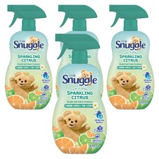 Snuggle 熊寶貝 氣泡柑橘雙倍柔軟織物除臭噴霧 正裝, 4個, 470ml