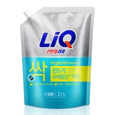 리큐 진한겔 하이브리드 드럼세탁기용 액상세제 리필, 2.1L, 1개