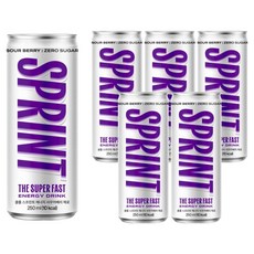 클룹 스프린트 에너지드링크 사우어베리 제로, 250ml, 6개