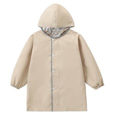 愛北鼻 親子同款加厚防水雨衣 4xl, 卡其色, 1件