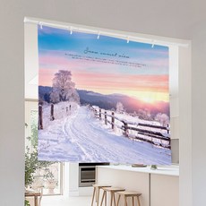 상상후 패브릭포스터, 스노우썬셋뷰