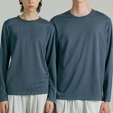 테라우드 남녀공용 시티 드라이 라운드 긴팔티 2p