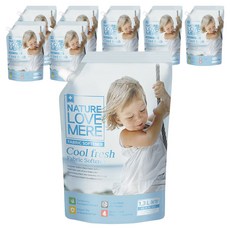 네이쳐러브메레 쿨프레쉬 섬유유연제 리필형, 1.3L, 1개입, 8개