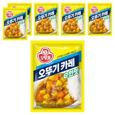 오뚜기 카레 순한맛, 100g, 6개