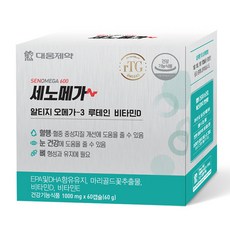 Daewoong 大熊製藥 SENOMEGA900 rTG Omega-3維生素D葉黃素膠囊 60入, 60g, 1盒