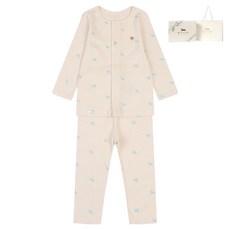 ETTOI 嬰幼兒用 S Ruhol 修身棉質內衣上下裝禮品包裝組 + 提袋