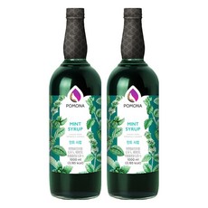포모나 민트 시럽, 2개, 1L