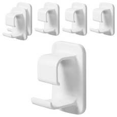 小麥購物 臉盆掛勾 Y099 19g, 白色, 6個