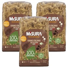 미주라 통밀 푸질리 파스타, 500g, 3개