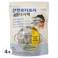 청해명가 삼천포 디포리 해물다시팩 10p, 160g, 4개