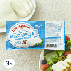 발콜라떼 모짜렐라, 400g, 1개입, 3개