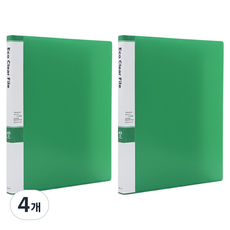 Youngoh 索引透明文件夾 A3, 綠色, 4個