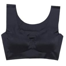 超薄冰絲無痕內衣 2件組, M, 黑色