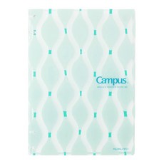 KOKUYO 國譽 Campus SOUSOUIII 4孔活頁本 8mm A5橫線 25.7 x 18.2 x 1.4cm, 葫蘆 綠色, 1本