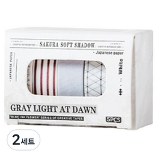 微笑 手帳裝飾紙膠帶 1cm x 2m 5款一組, 2套, style4