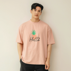 튜브트리 남성용 루즈 오버핏 래쉬가드 상의 A7205