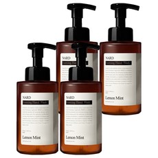 나드 포밍 핸드워시 레몬민트, 500ml, 4개