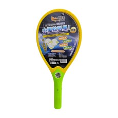 SUPERCELL 超電王 新一代密網充電式電蚊拍 SC913, 黃色 + 綠色