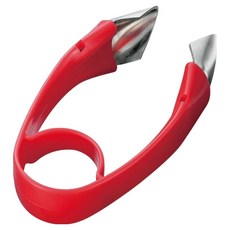 SHIMOMURA 下村 Fru-Veggie 趣味食房不銹鋼便利蔬果蒂頭去除器, 日本製造, 食品洗碗機OK, 1個