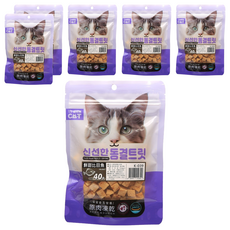 CAT CHUP 喵洽普 貓咪營養小顆粒凍乾零食 鮮甜比目魚 40g, 6包