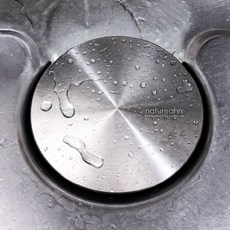 natureahn 304不鏽鋼水槽排水口全覆蓋蓋, 單一顏色, 1個