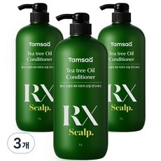 탐사 스칼프 RX 티트리오일 컨디셔너, 3개, 1L