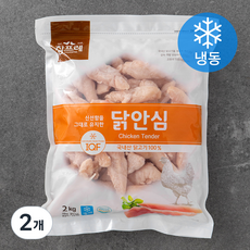 참프레 IQF 닭안심 (냉동), 2kg, 2개