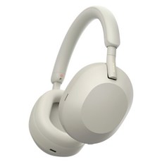 SONY 索尼 無線防噪立體聲耳罩式耳機, WH-1000XM5, 銀色