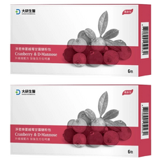 大研生醫 淨密樂蔓越莓甘露糖粉包 升級版, 2g, 6包, 2盒