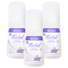 Grahams 珂然 礦物除臭劑 草本香, 3個, 65ml