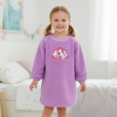 Secret Jouju 女童 Lua 羊羔毛九分連身裙