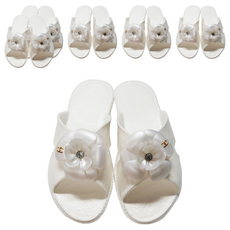 EVA 플라워 거실화, 화이트, 6개