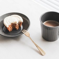 Upper Table 餐具甜點叉, 金色, 4個