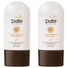 putto 可水洗防曬霜 SPF30 PA++++, 2條, 60ml