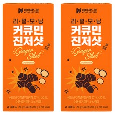 NATUREDREAM Real Morning薑黃素生薑飲 14條入, 2盒, 280g