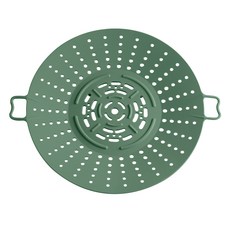 FLaiTO 矽膠蒸籠盤, 卡其綠, 24.2cm, 1入