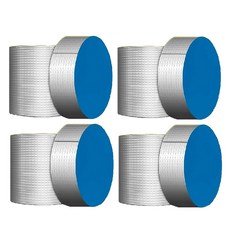 丁基防水膠帶 5cm x 500cm 銀色, 4捲