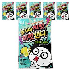 졸지마 찌릿찌릿 캔디 고카페인 레몬맛, 16g, 6개