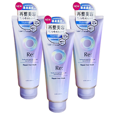 LUCIDO-L 樂絲朵 Re 酸熱護髮髮膜 高受損髮質適用, 200g, 3條