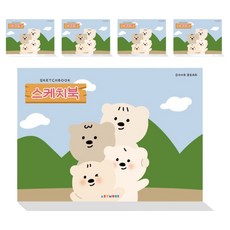 아트모아 뜯어쓰는 스케치북 130g, 345 x 248 mm, 125매, 5개