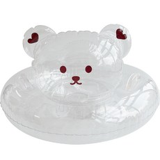 dot to dot X AGUARD Dotrami 嬰幼兒學步游泳圈 2.0 Dotkkom, 1個, 透明