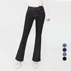 Dotif 女款 長/短版 高彈力隱藏式腰帶修身靴型牛仔褲